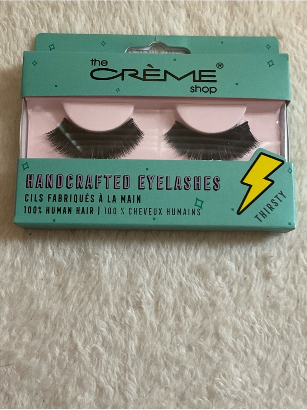 The Crème Shop Thirsty Handcrafted False Eyelashes – Black